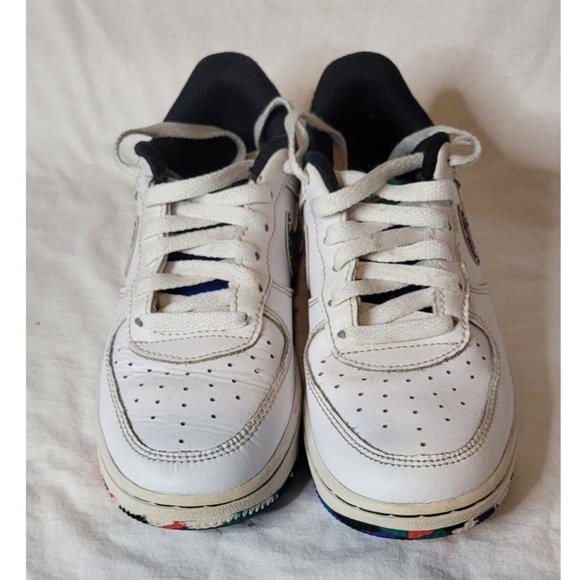 Nike Air Force 1 Low Crayon White Multi Colored Used Size 13c No Box CU4634-100 - Picture 3 of 5